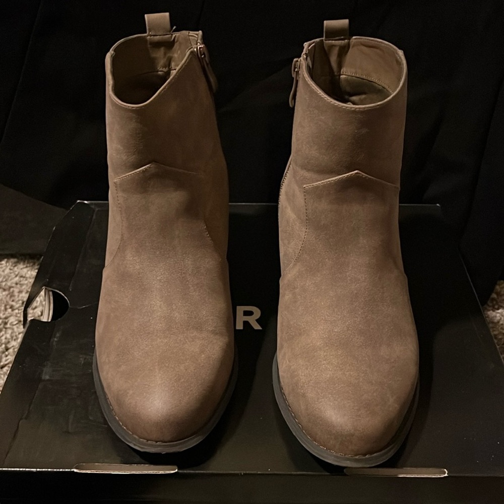 Torrid Brown Heeled Boots